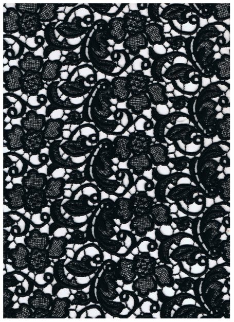 Tessuto in macramè di cotone